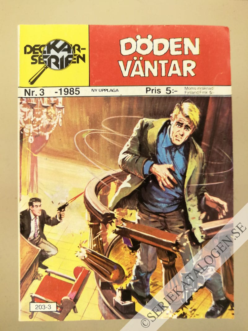 Framsida på Döden väntar (1985)