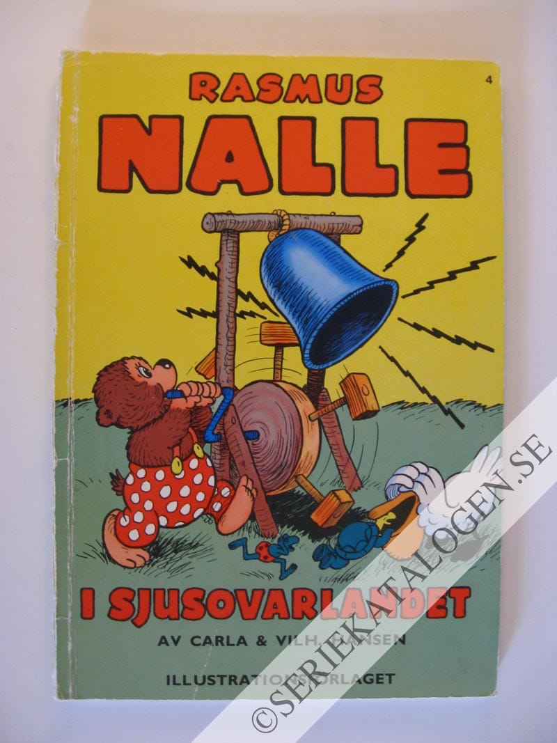 Framsida på Rasmus Nalle Rasmus Nalle i sjusovarlandet (1967)