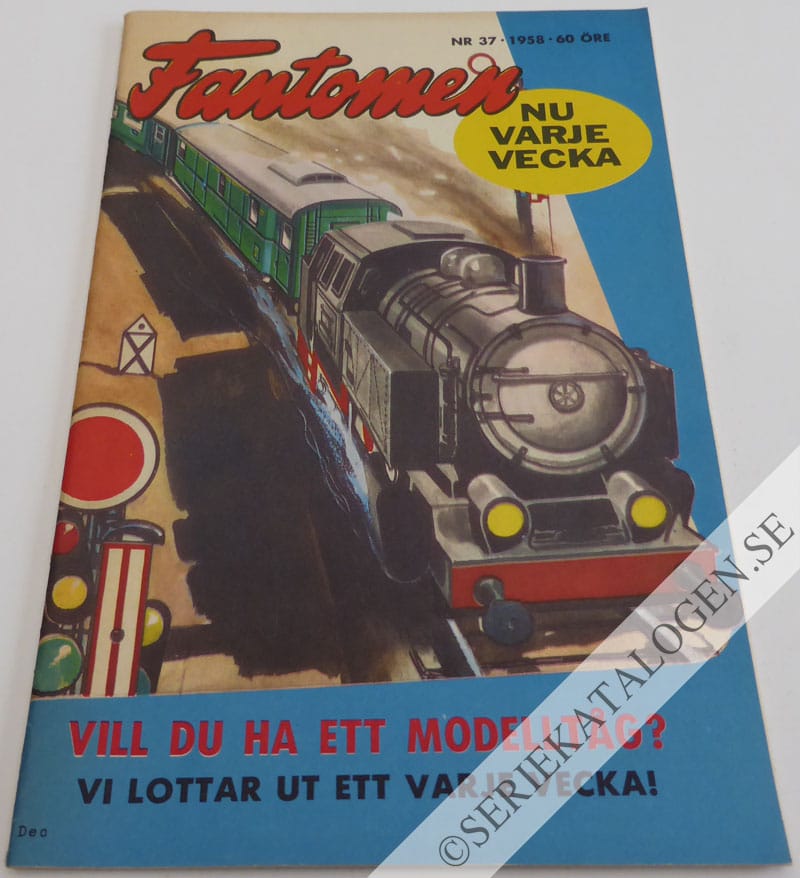 Framsida på Fantomen #37 (1958)