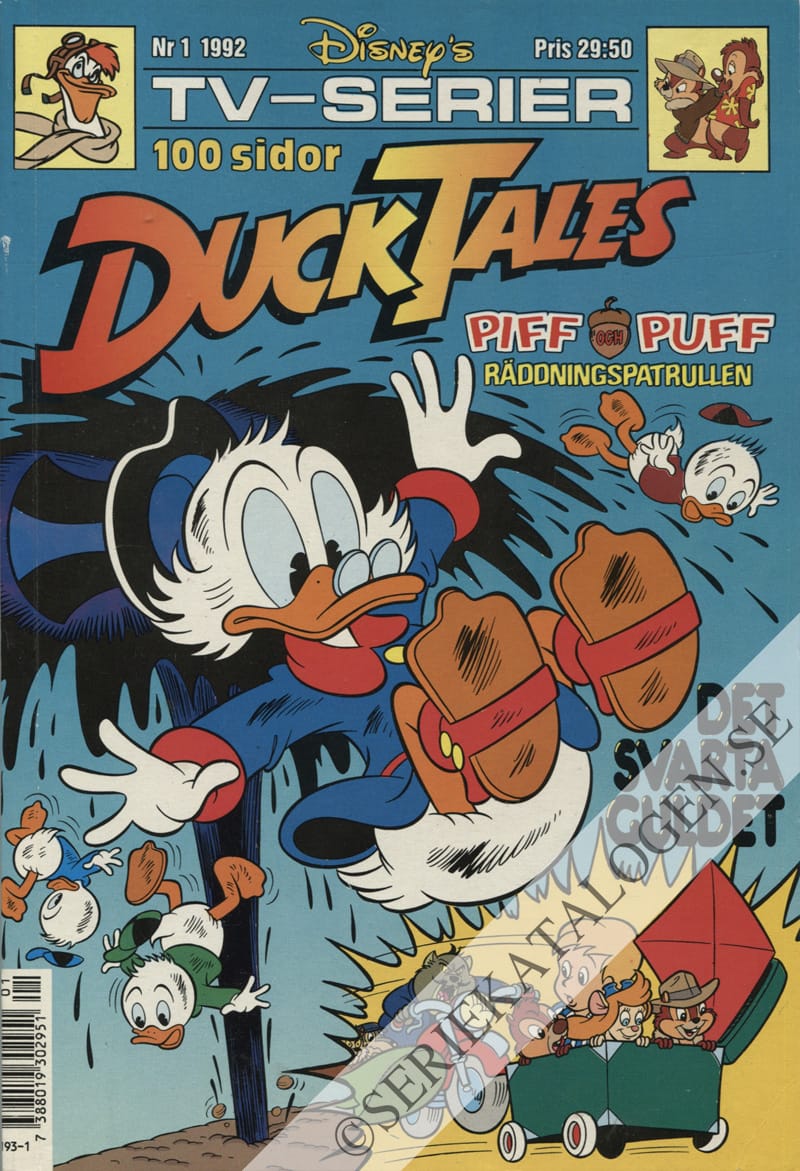 Framsida på Disney's tv-serier #1 (1992)