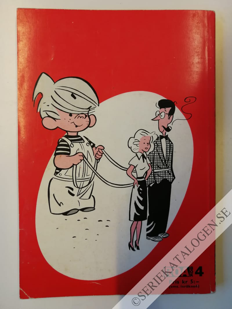 Baksida på Skratta med Dennis (1962)