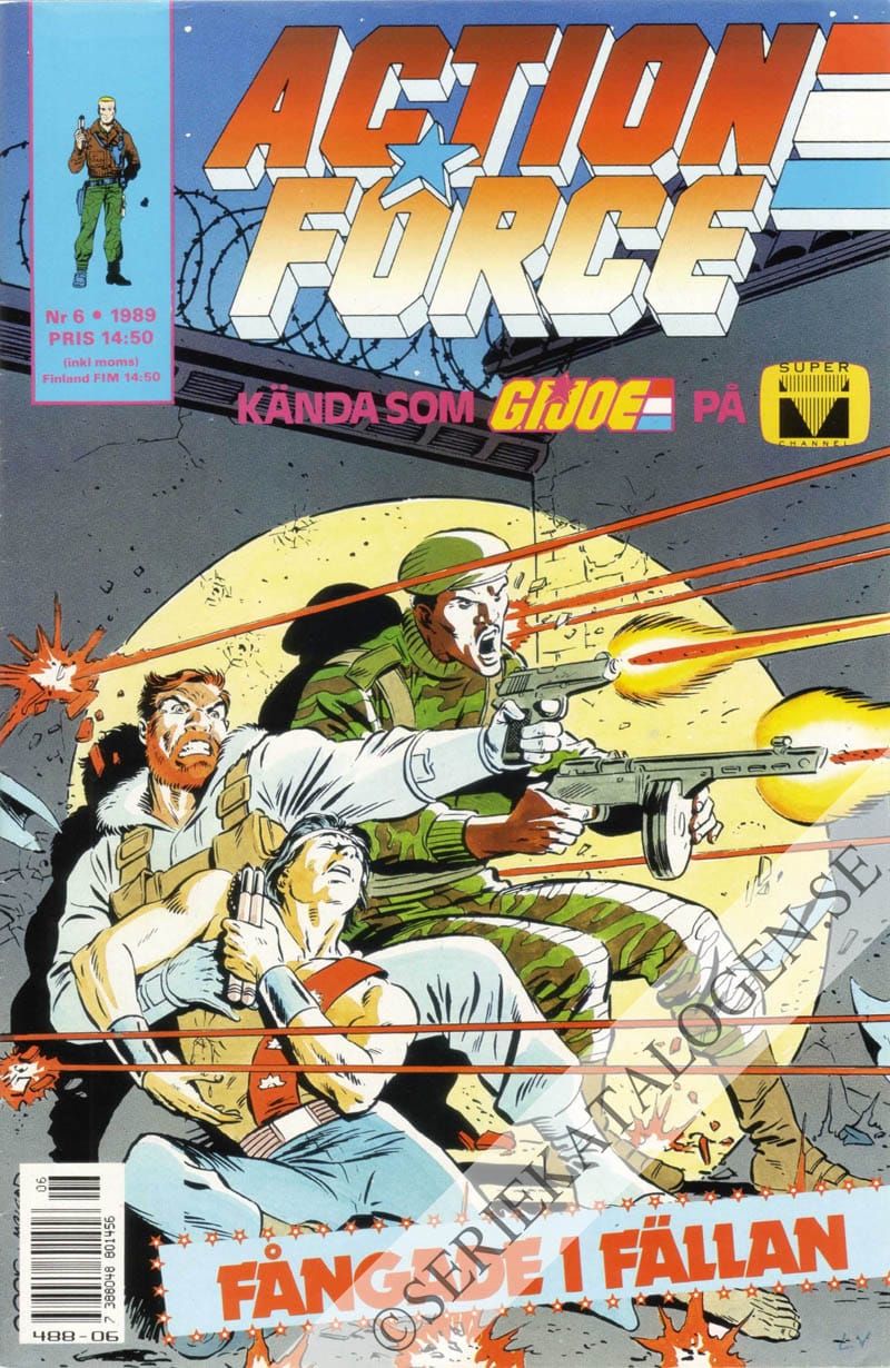 Framsida på Action force #6 (1989)
