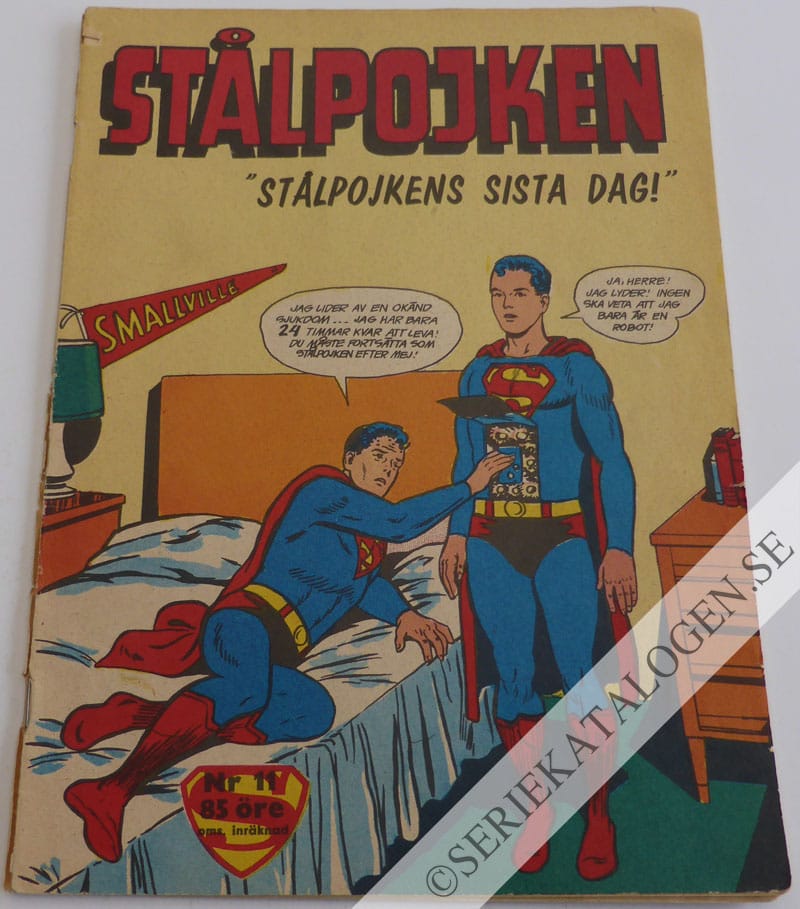 Framsida på Stålpojken #11 (1962)
