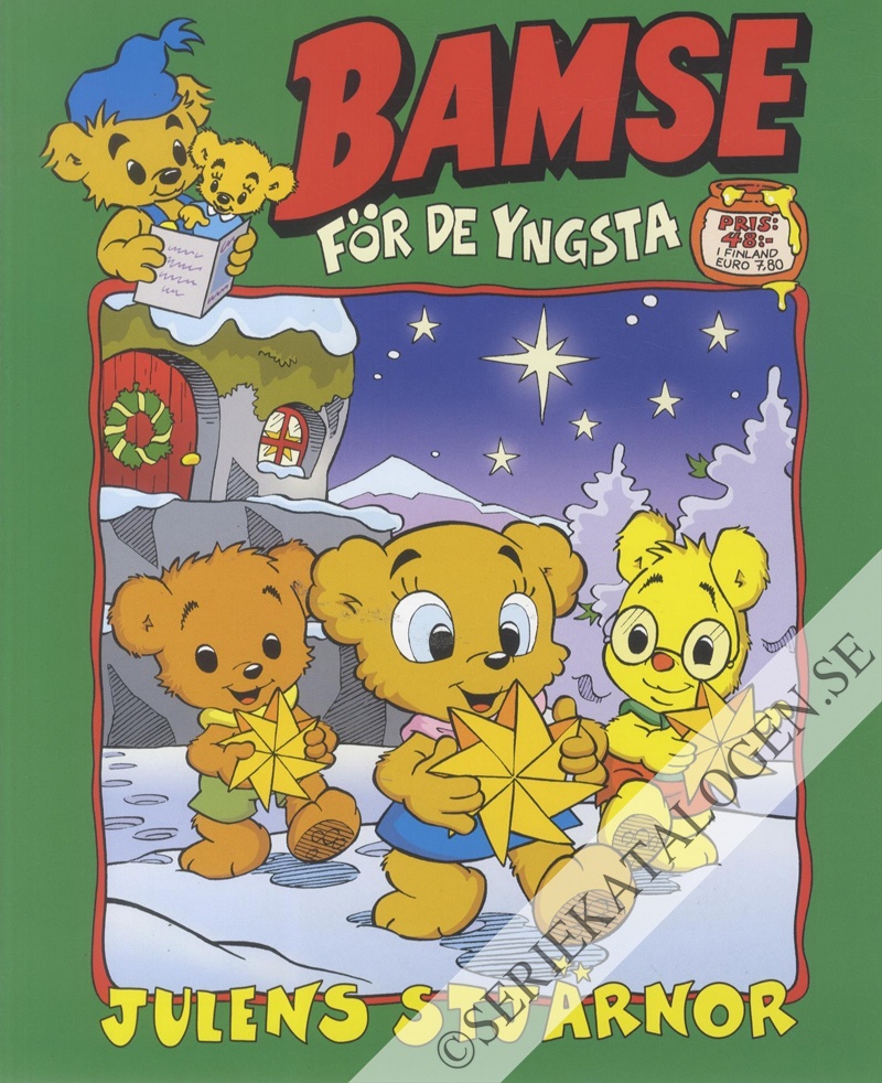 Framsida på Bamse för de yngsta #12 - Julens stjärnor (2024)