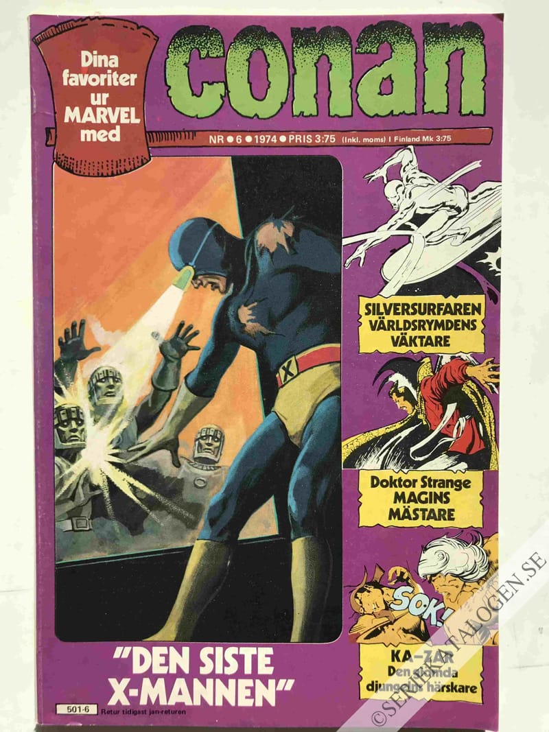 Framsida på Conan #6 (1974)