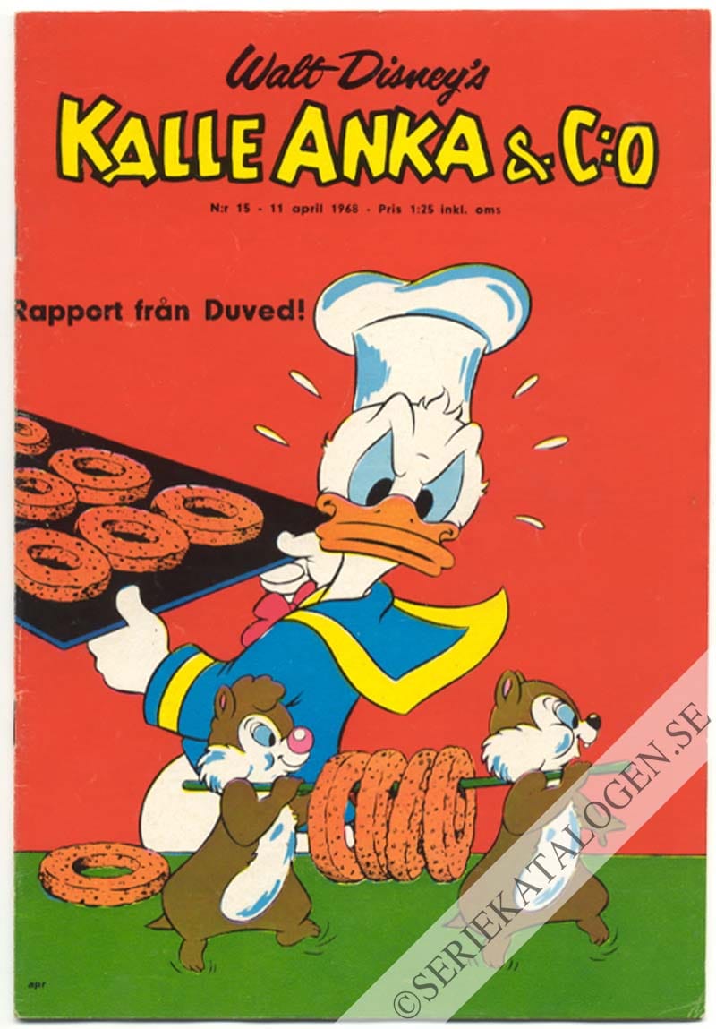 Framsida på Kalle Anka & C:o #15 (1968)