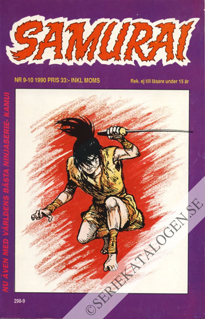 Framsida på Samurai #9-10 (1990)