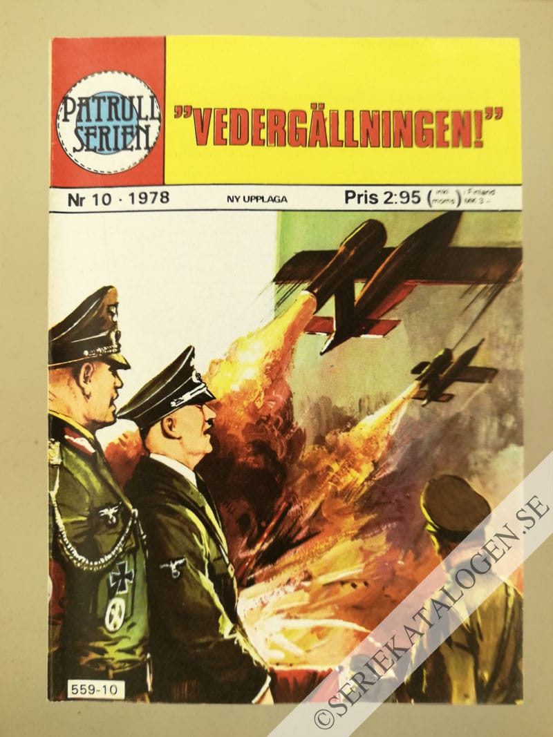 Framsida på Patrullserien "Vedergällningen" (1978)