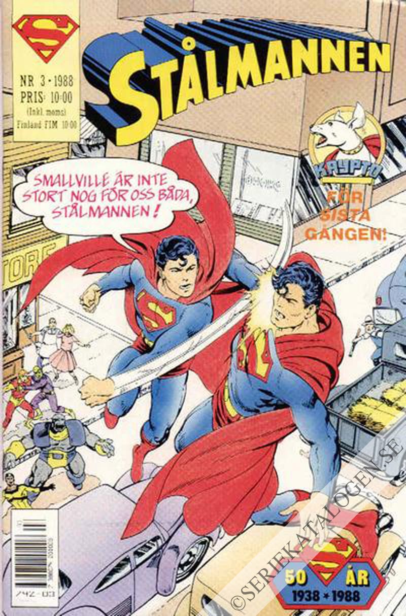 Framsida på Stålmannen #3 (1988)