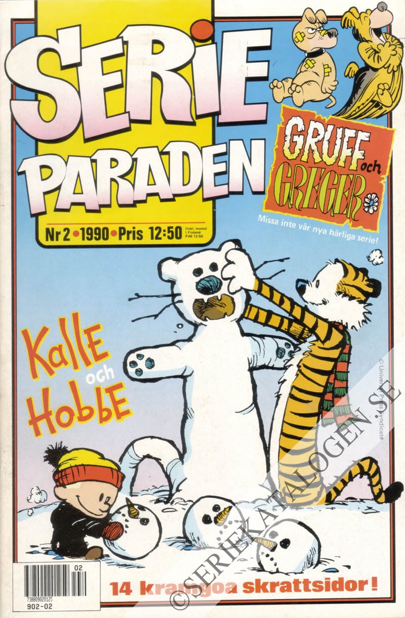 Framsida på Serie-paraden #2 (1990)