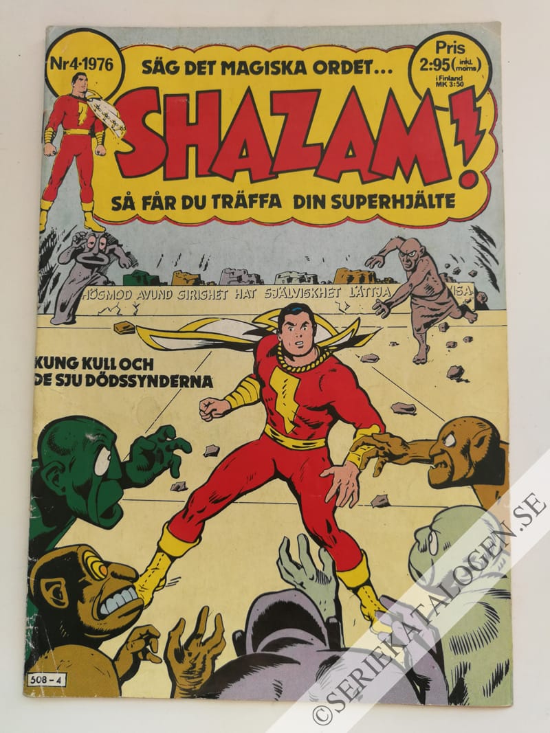 Framsida på SHAZAM! #4 (1976)