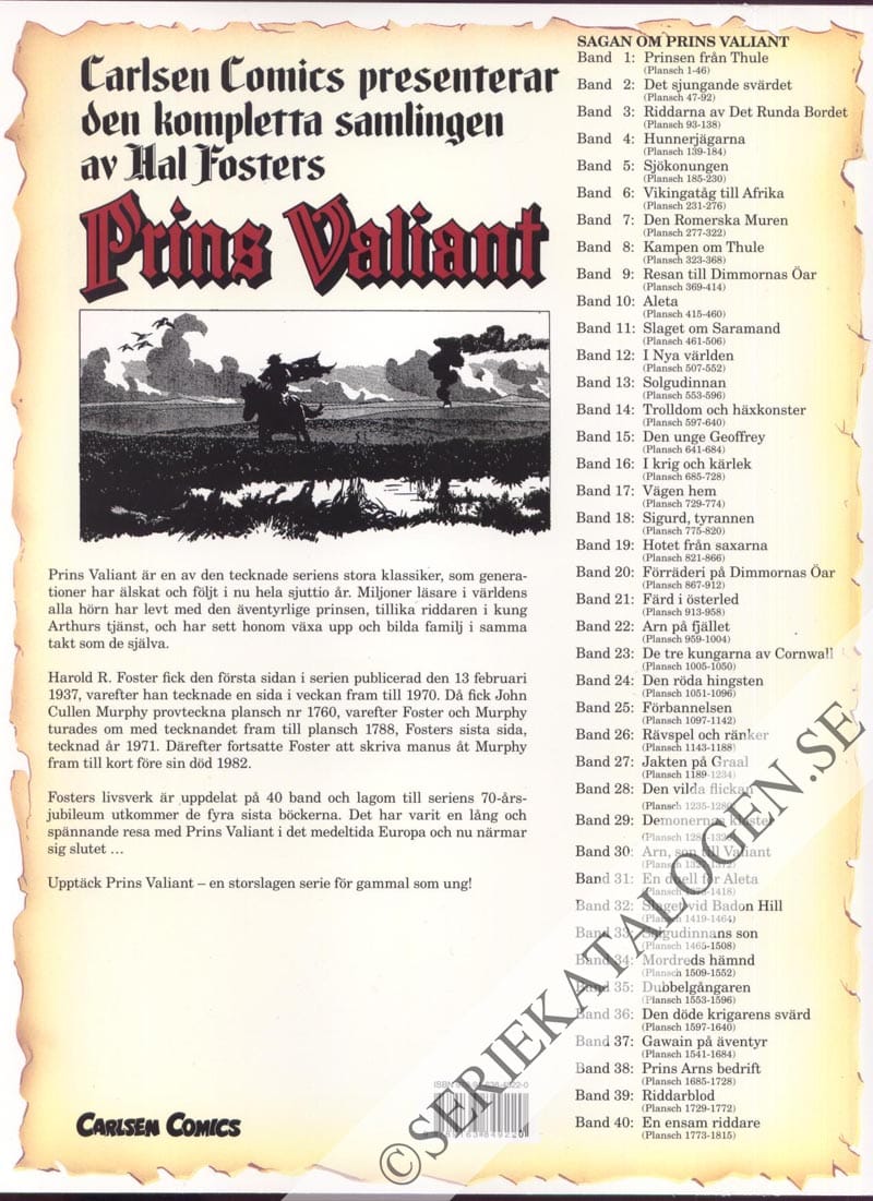 Baksida på Gawain på äventyr (2007)