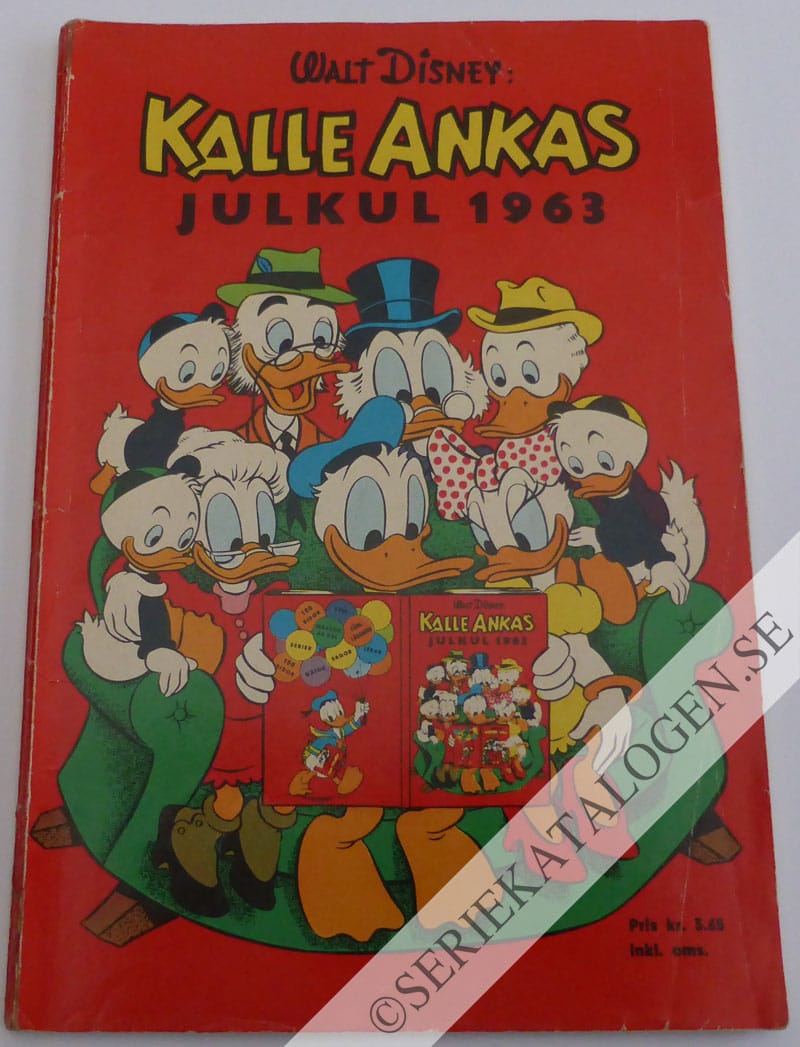 Framsida på Kalle Ankas sommarlov/julkul/jul-kul / Vinterkul med Kalle Anka Kalle Ankas julkul (1963)