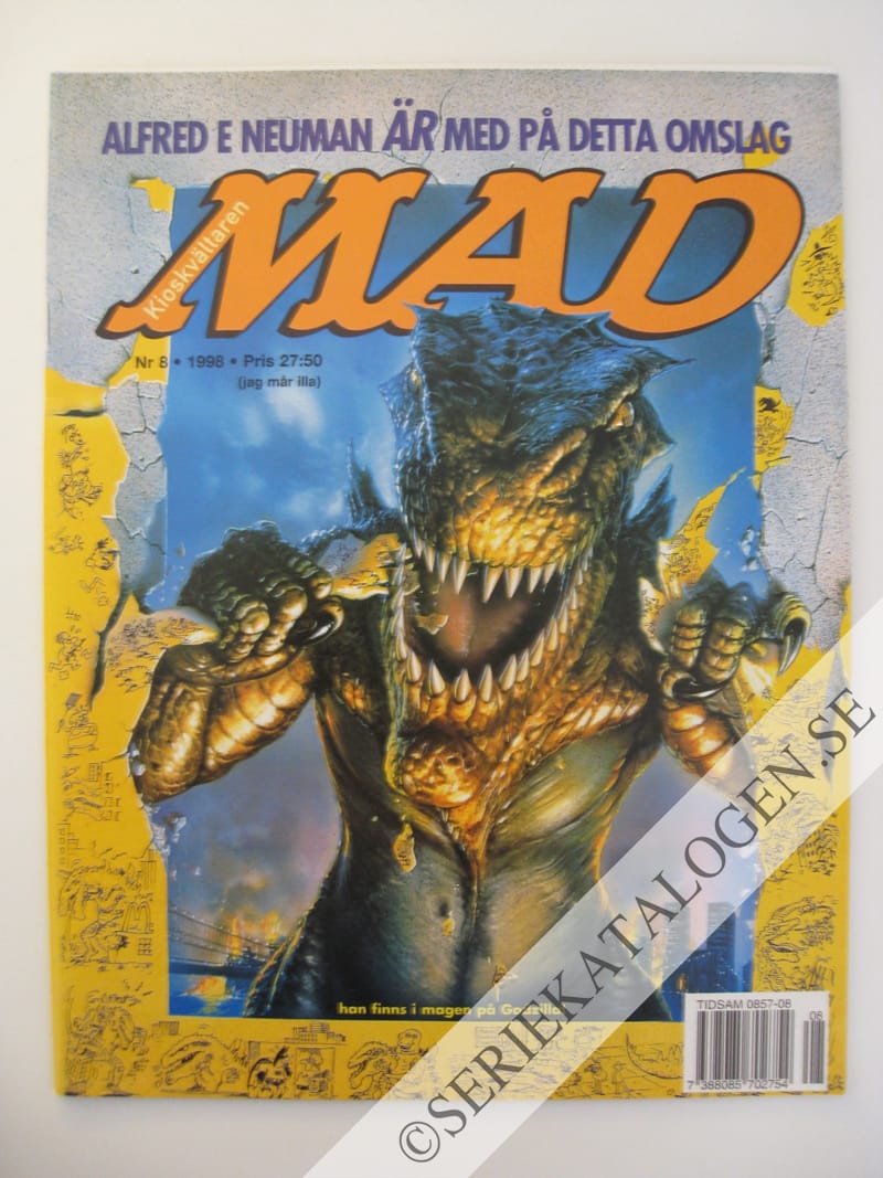 Framsida på Svenska MAD #8 (1998)