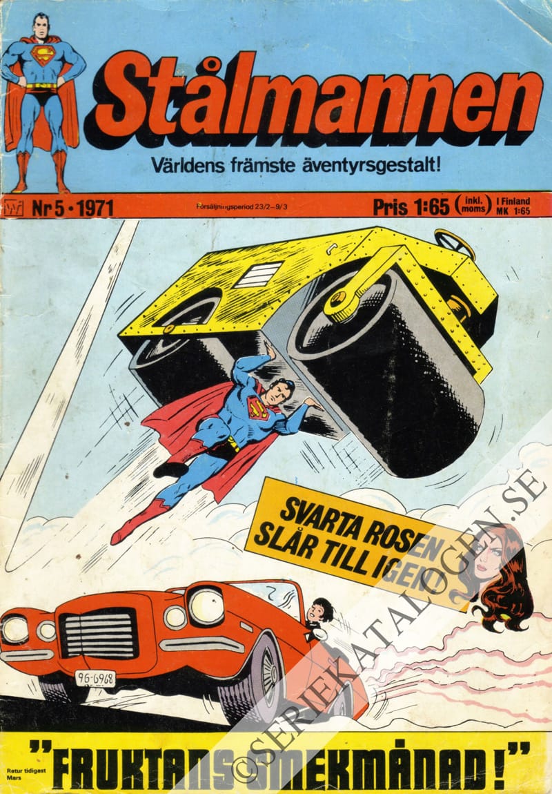 Framsida på Stålmannen #5 (1971)