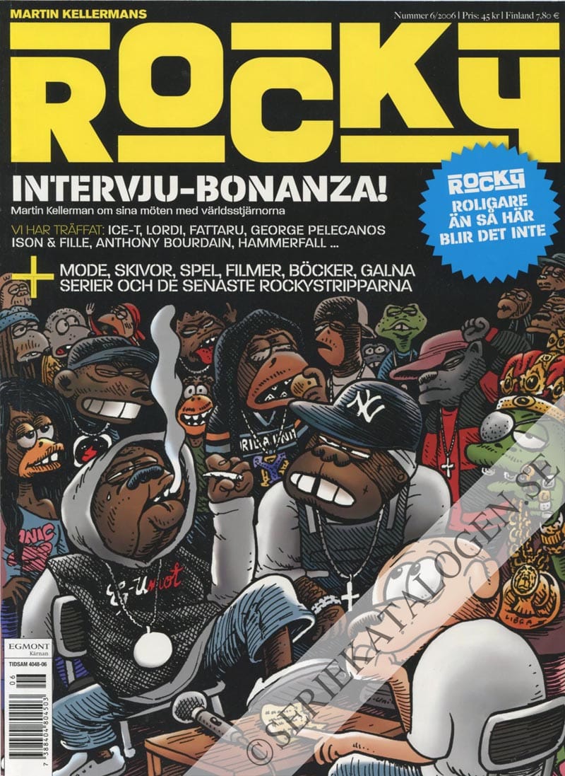 Framsida på Martin Kellermans Rocky Intervju-Bonanza! (2006)