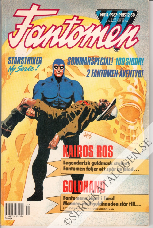 Framsida på Fantomen #14 (1987)