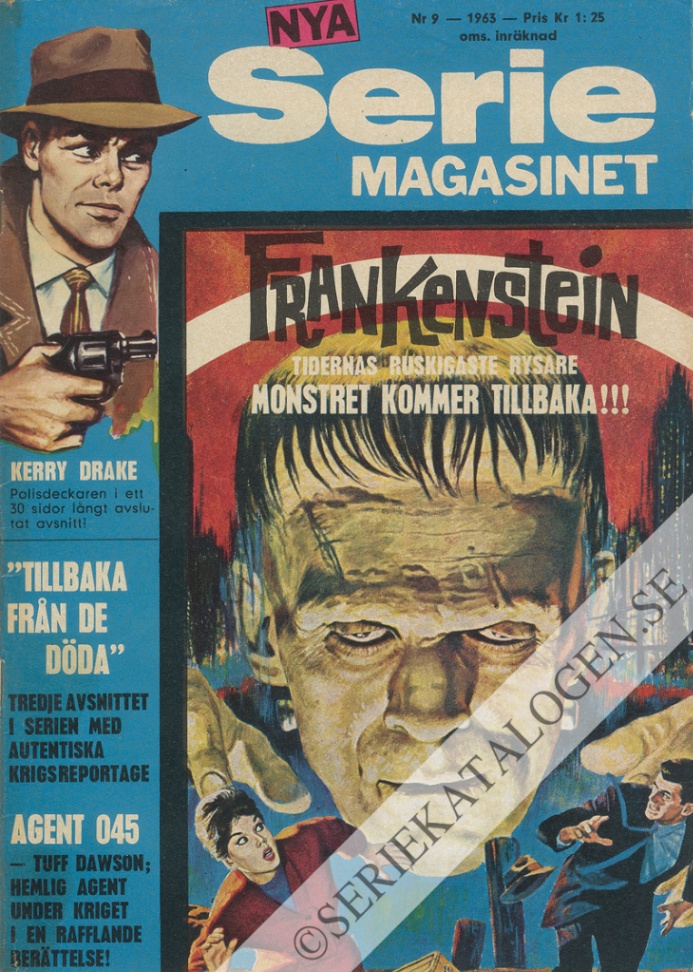 Framsida på Seriemagasinet #9 (1963)