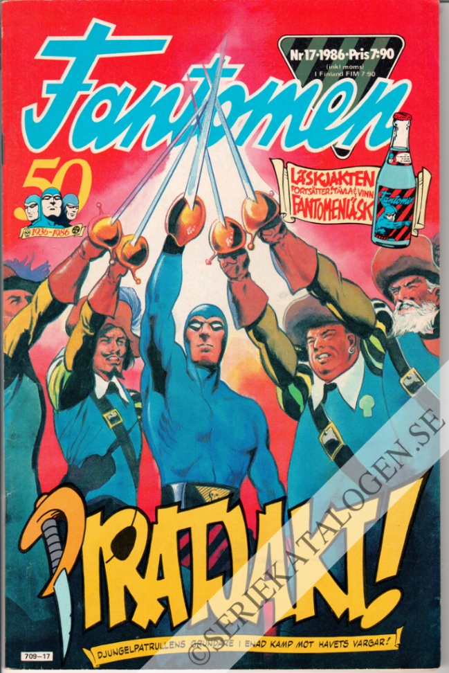 Framsida på Fantomen #17 (1986)