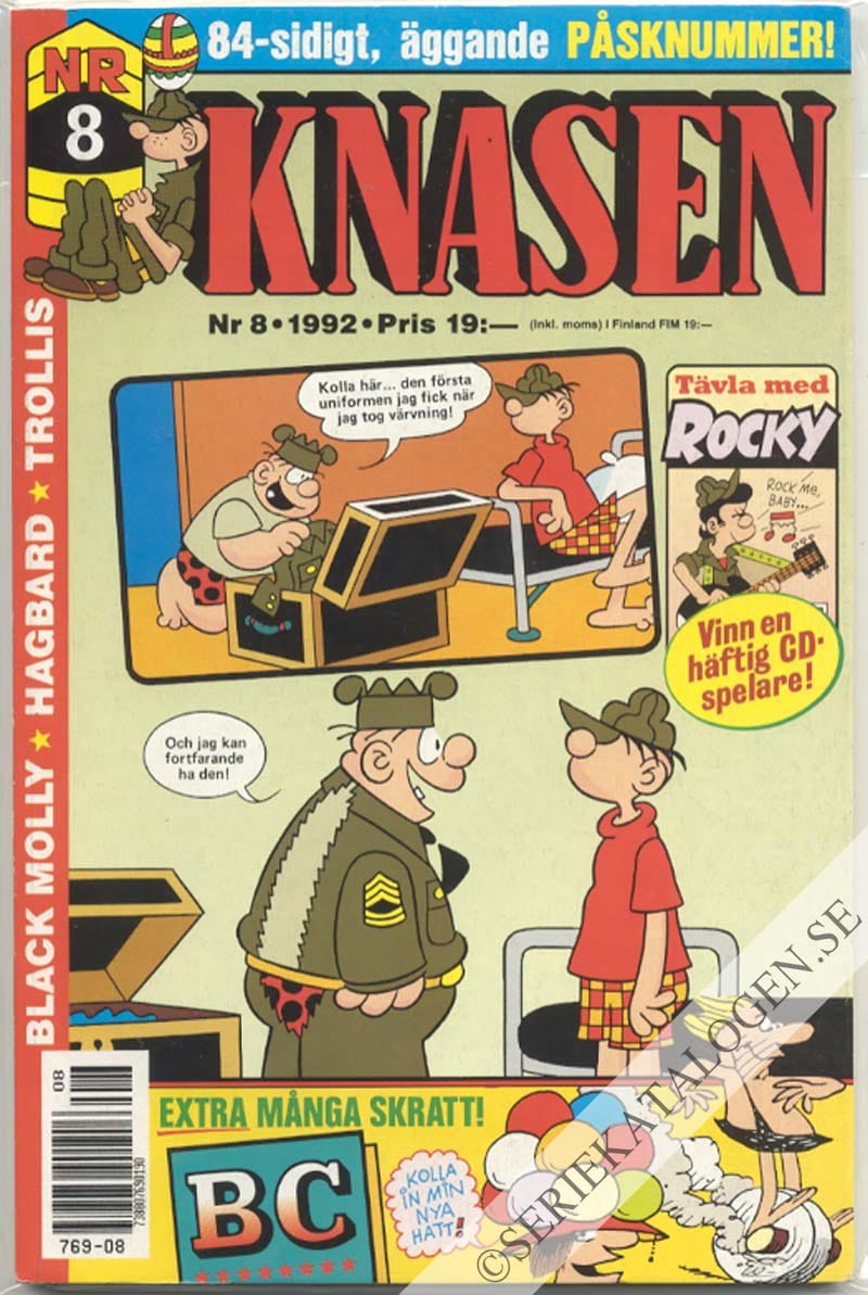 Framsida på Knasen #8 (1992)