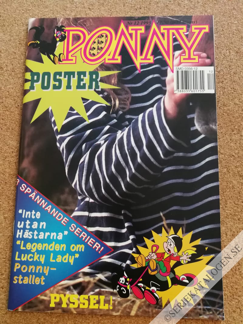 Framsida på Ponny-magasinet #12 (1995)