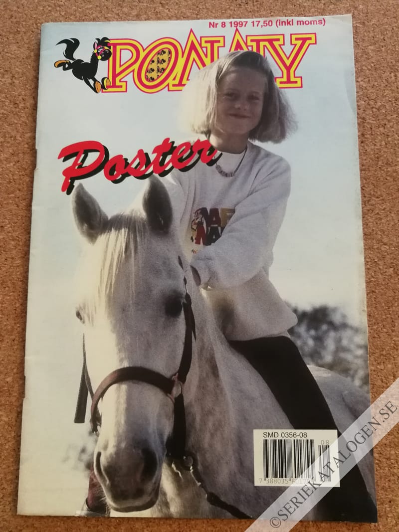 Framsida på Ponny-magasinet #8 (1997)