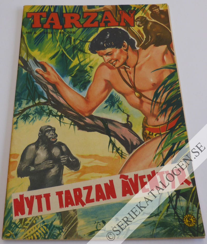 Framsida på Tarzan #6 (1953)