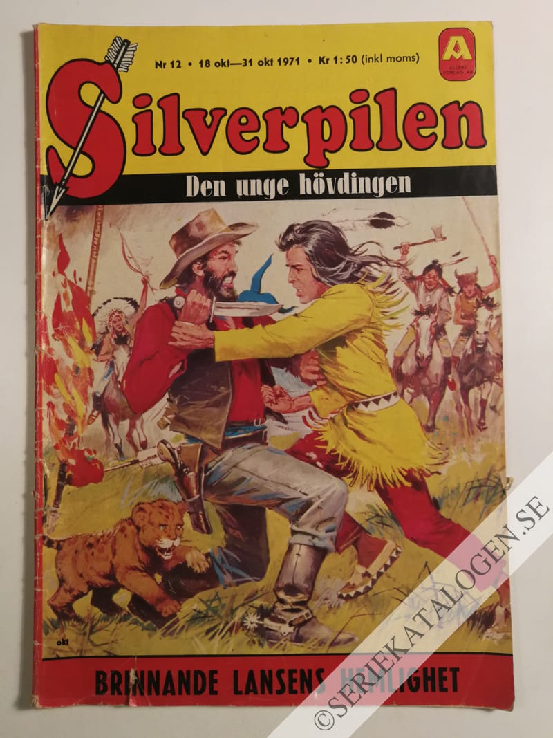 Framsida på Silverpilen #12 (1971)