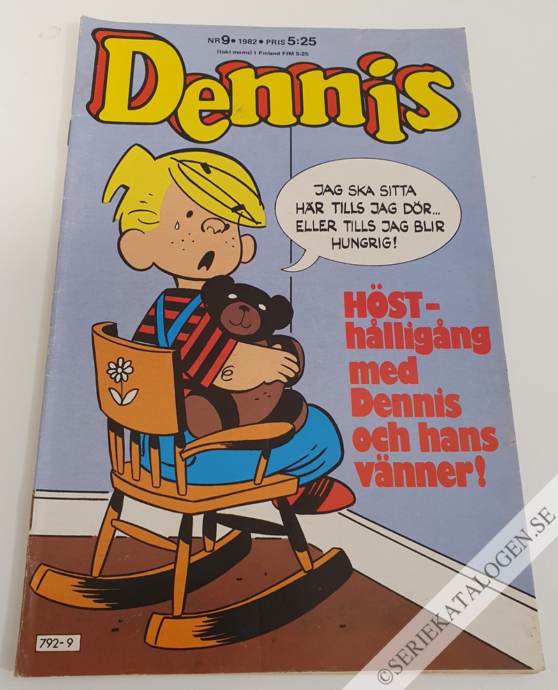 Framsida på Dennis #9 (1982)