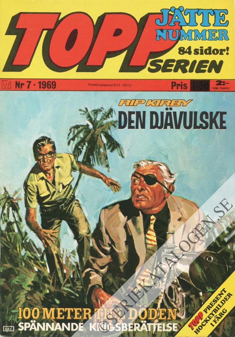 Framsida på Toppserien #7 (1969)