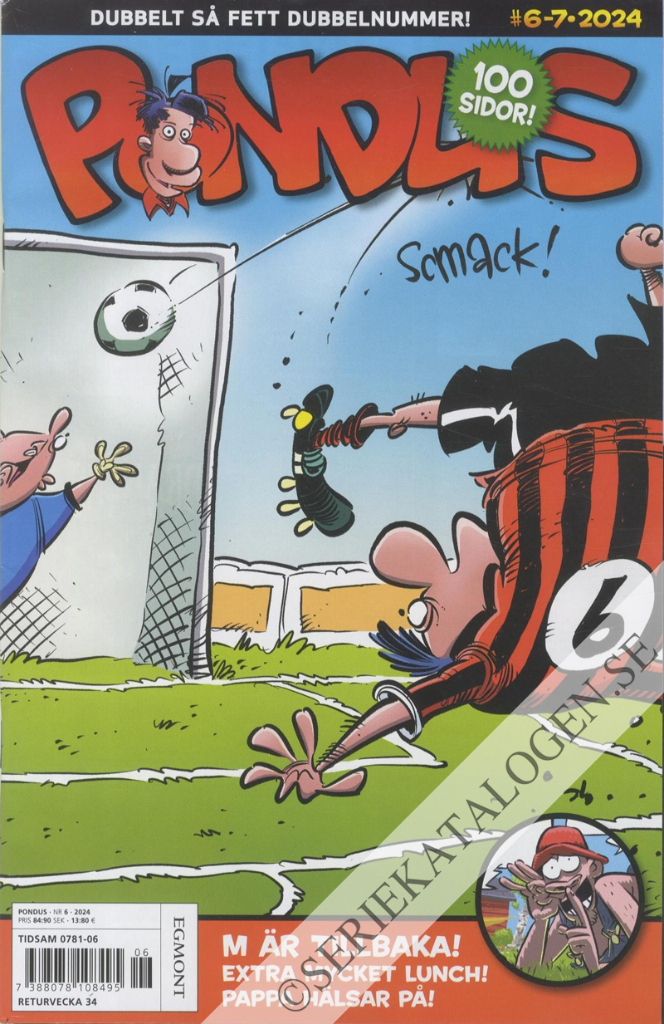 Framsida på Pondus #6-7 (2024)