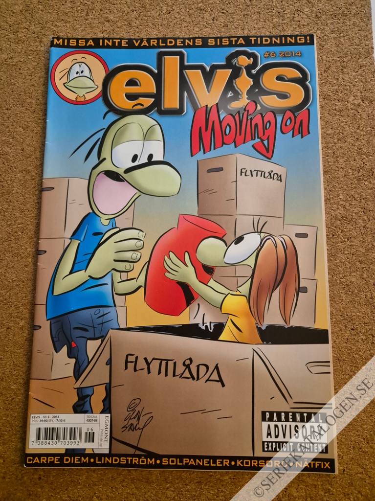 Framsida på Elvis #6 (2014)