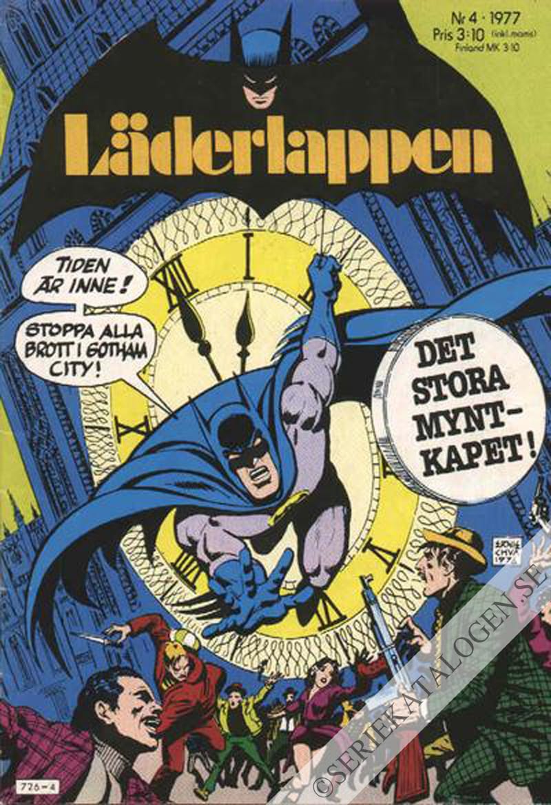 Framsida på Läderlappen och Robin #4 (1977)