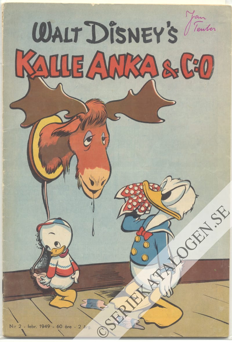 Framsida på Kalle Anka & C:o #2 (1949)