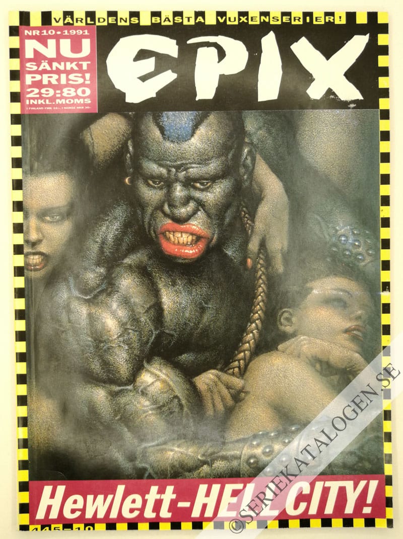 Framsida på Epix #10 (1991)