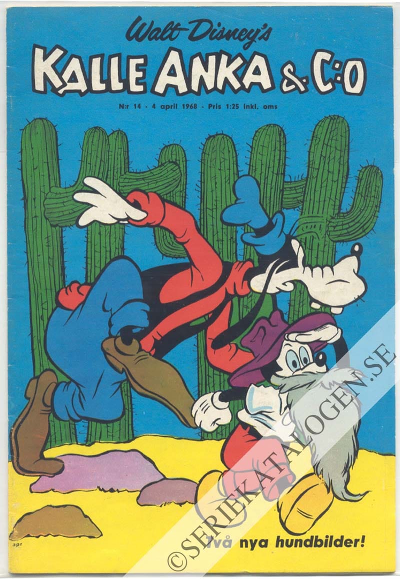 Framsida på Kalle Anka & C:o #14 (1968)