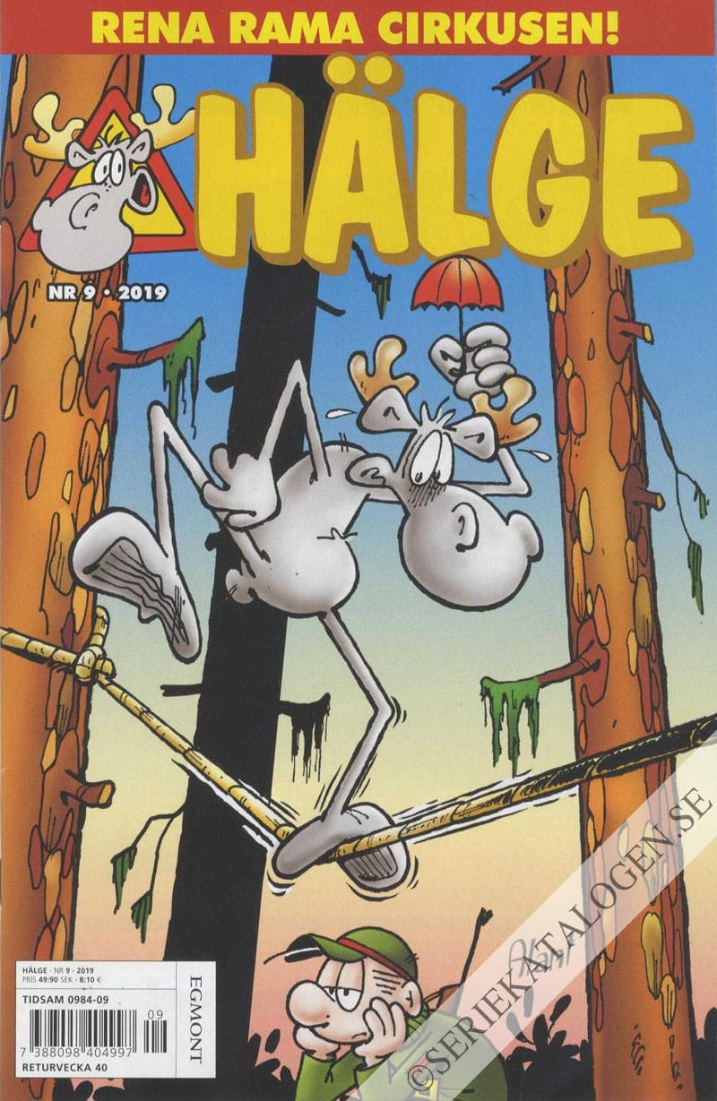 Framsida på Hälge #9 (2019)
