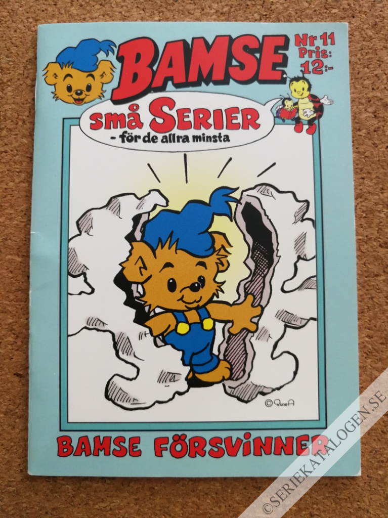 Framsida på Bamse små serier - för de allra minsta Bamse Försvinner (2005)