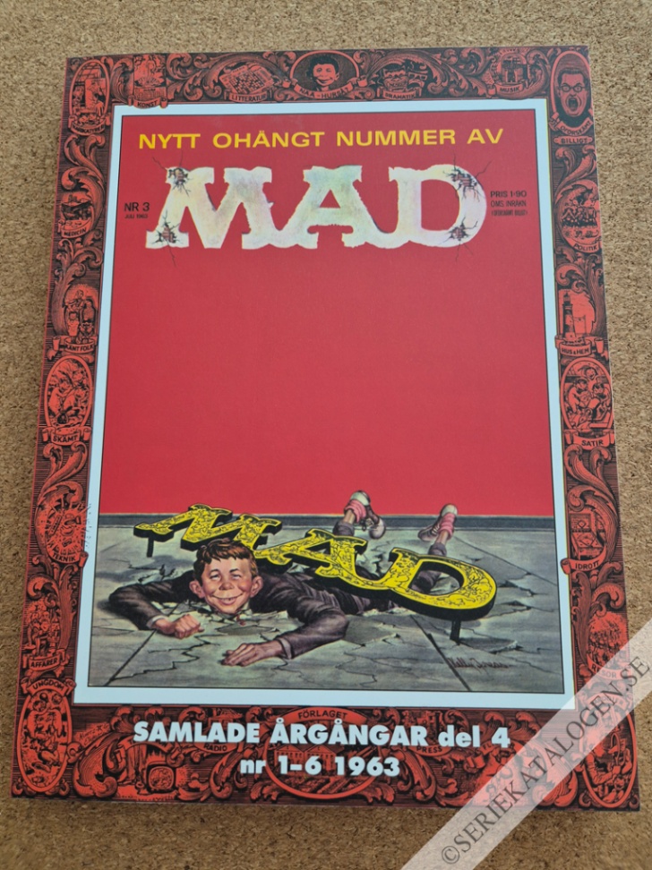 Framsida på MAD - Samlade årgångar Del4 (2016)