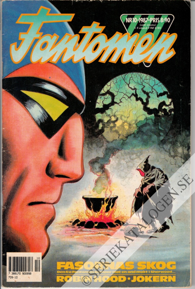 Framsida på Fantomen #10 (1987)