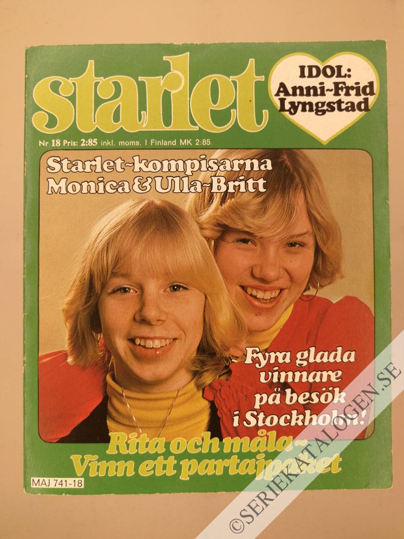 Framsida på Starlet #18 (1977)