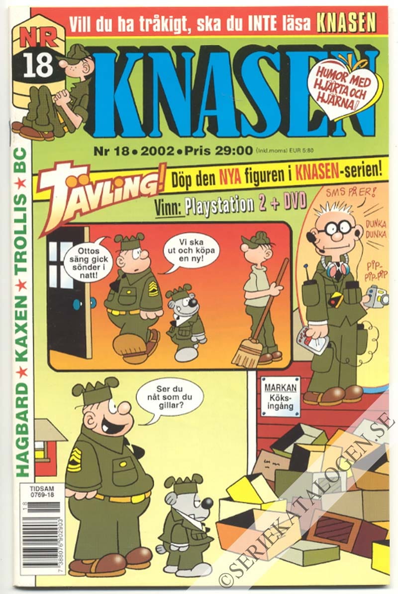 Framsida på Knasen #18 (2002)