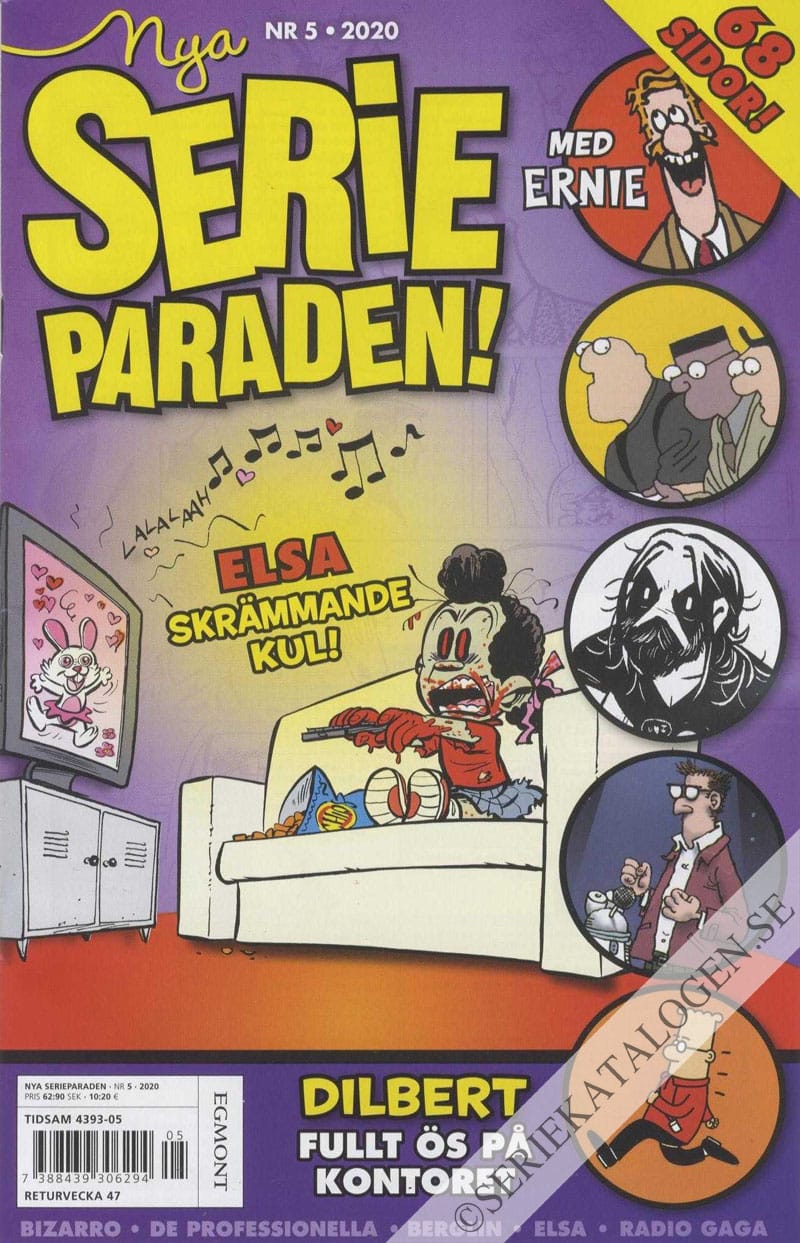 Framsida på Nya Serieparaden #5 (2020)