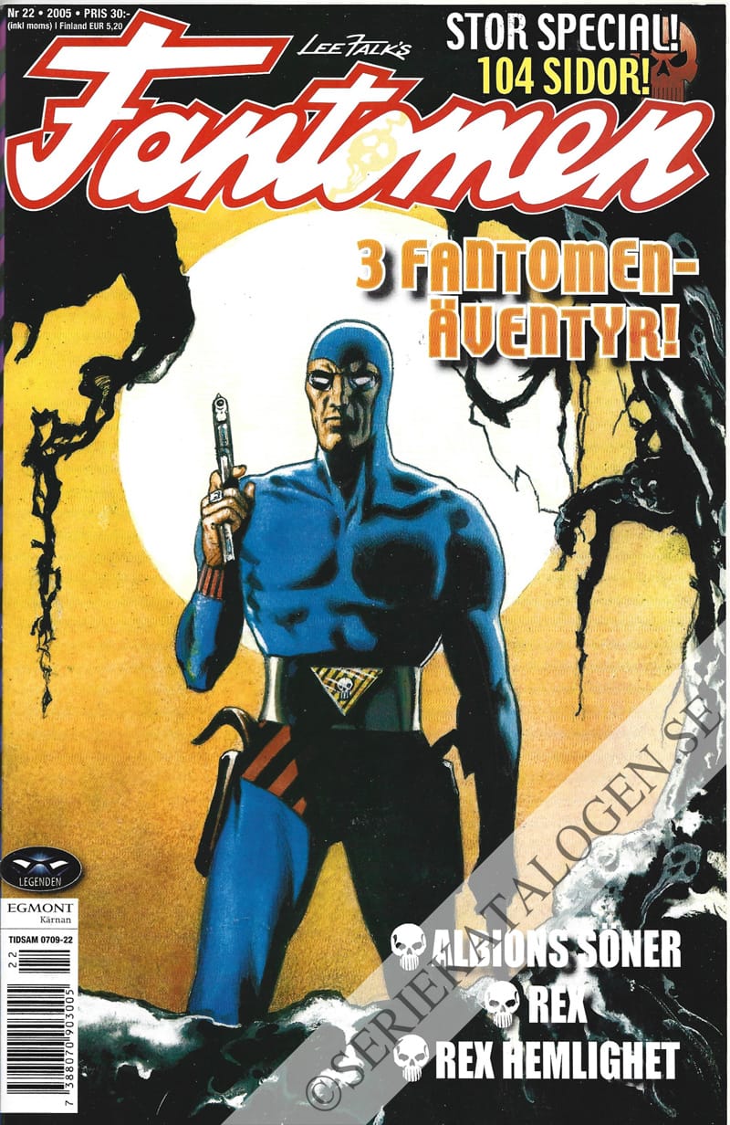 Framsida på Fantomen #22 (2005)