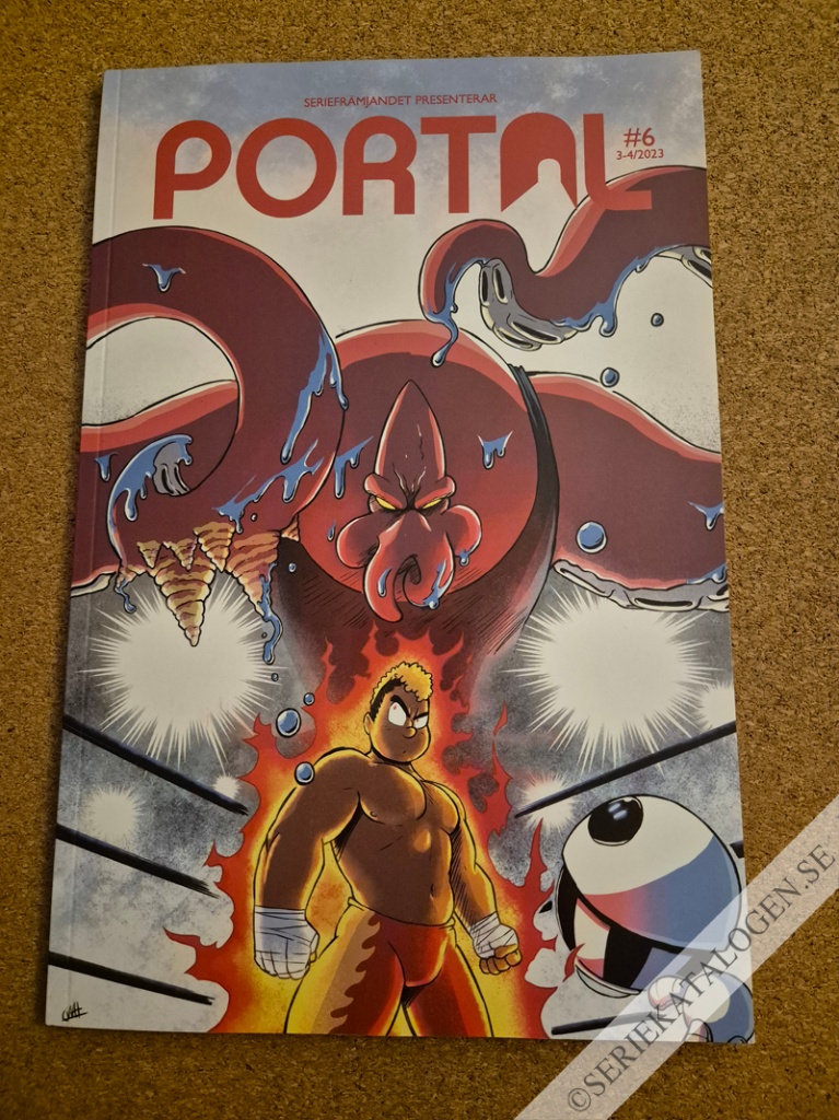 Framsida på Seriefrämjandet presenterar Portal #3-4 (2023)