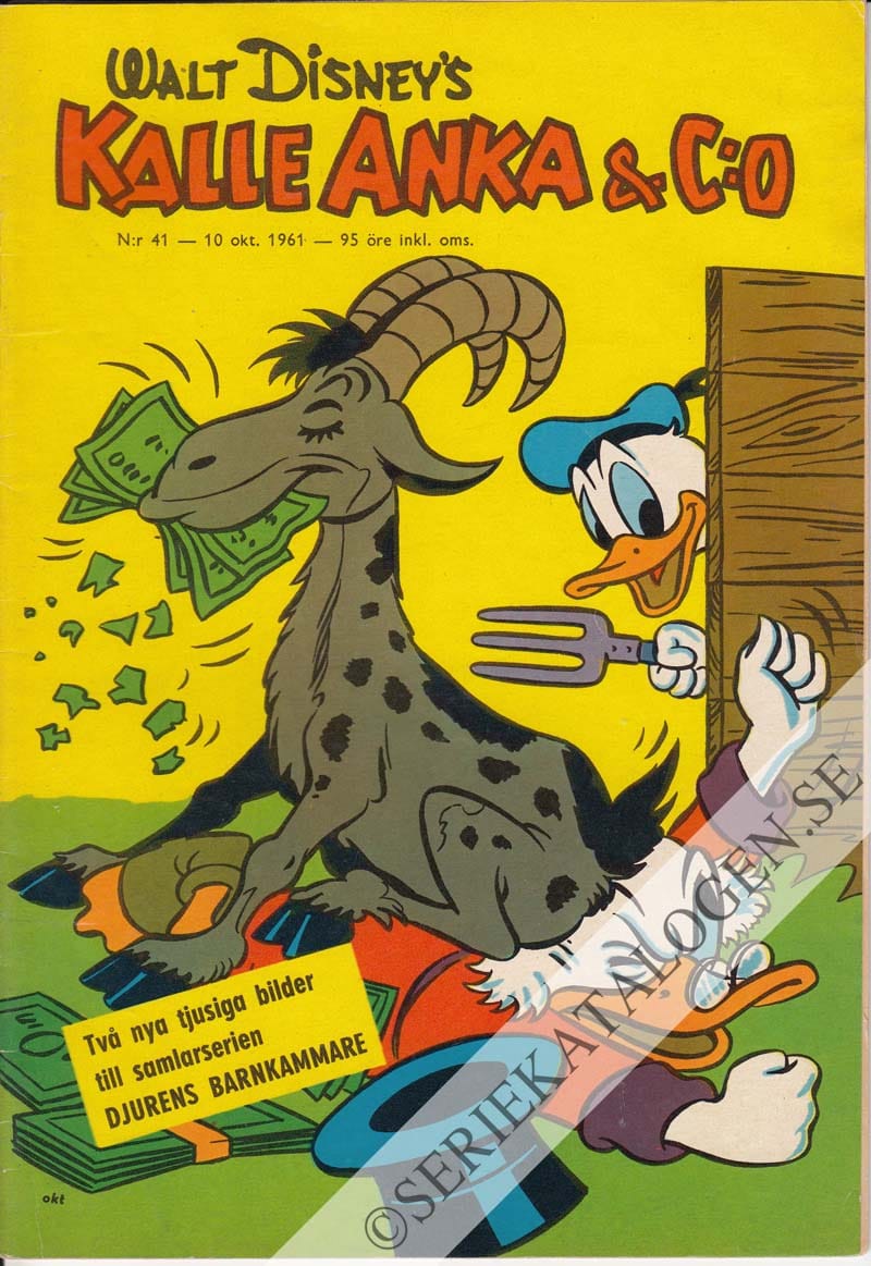 Framsida på Kalle Anka & C:o #41 (1961)