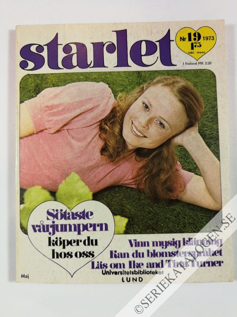 Framsida på Starlet #19 (1973)