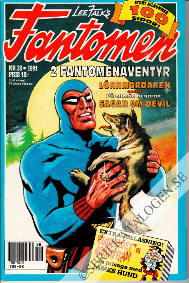 Framsida på Fantomen #26 (1991)