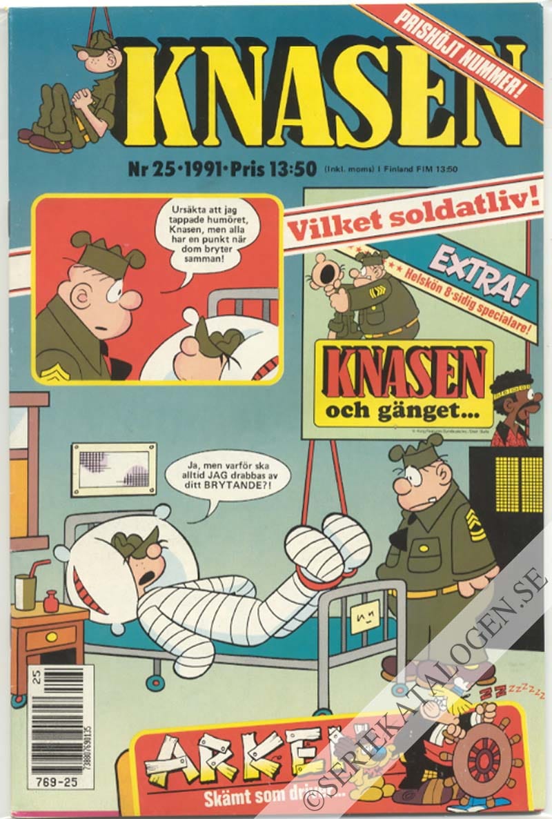 Framsida på Knasen #25 (1991)
