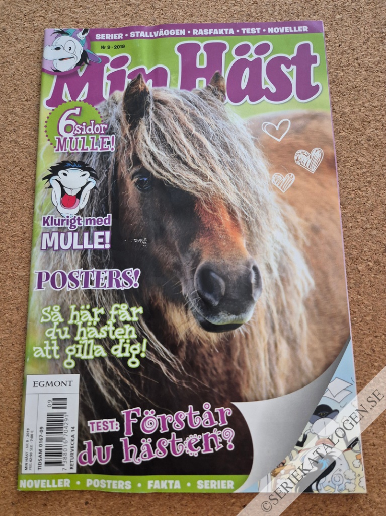 Framsida på Min häst #9 (2019)